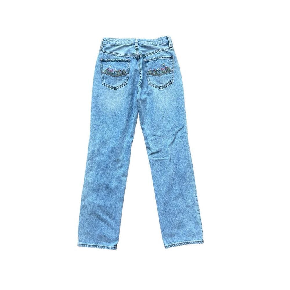 S.O.N.G. Timeless‎ Fit Embroidered Straight-Leg Jeans – Size 5/27